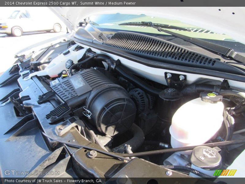 Summit White / Medium Pewter 2014 Chevrolet Express 2500 Cargo WT
