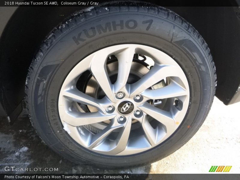 Coliseum Gray / Gray 2018 Hyundai Tucson SE AWD