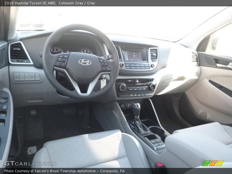 Coliseum Gray / Gray 2018 Hyundai Tucson SE AWD