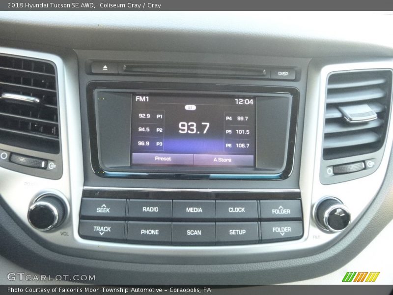 Coliseum Gray / Gray 2018 Hyundai Tucson SE AWD