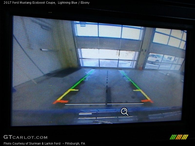 Lightning Blue / Ebony 2017 Ford Mustang Ecoboost Coupe