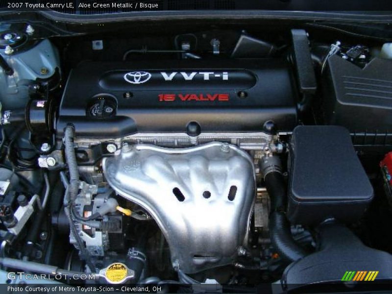 Aloe Green Metallic / Bisque 2007 Toyota Camry LE