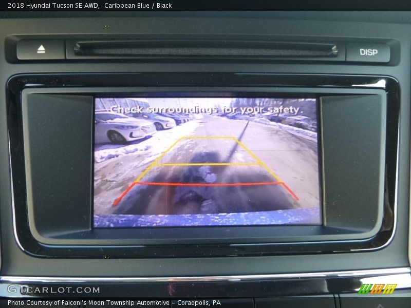 Caribbean Blue / Black 2018 Hyundai Tucson SE AWD