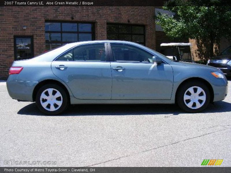 Aloe Green Metallic / Bisque 2007 Toyota Camry LE