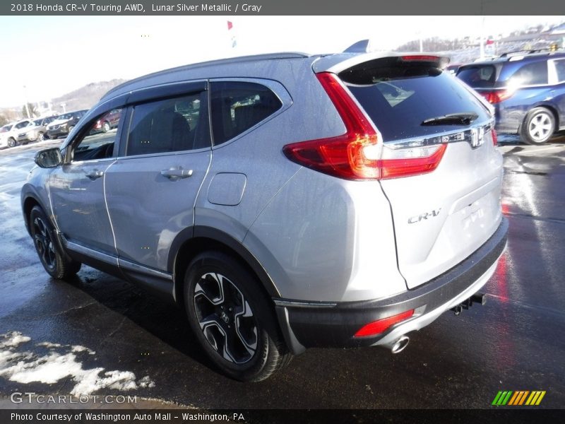 Lunar Silver Metallic / Gray 2018 Honda CR-V Touring AWD