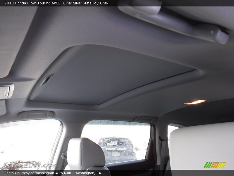 Lunar Silver Metallic / Gray 2018 Honda CR-V Touring AWD
