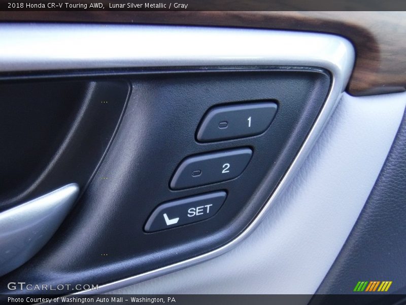 Lunar Silver Metallic / Gray 2018 Honda CR-V Touring AWD