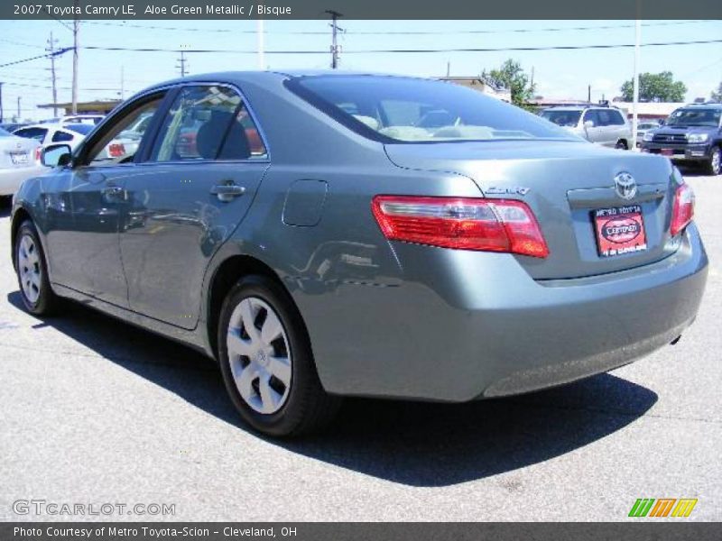 Aloe Green Metallic / Bisque 2007 Toyota Camry LE