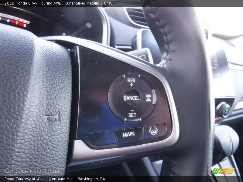 Lunar Silver Metallic / Gray 2018 Honda CR-V Touring AWD