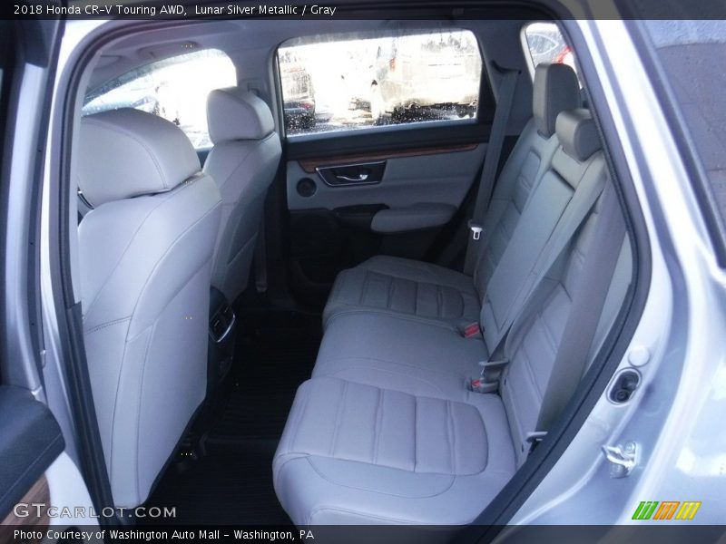 Lunar Silver Metallic / Gray 2018 Honda CR-V Touring AWD