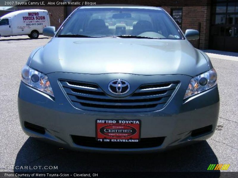 Aloe Green Metallic / Bisque 2007 Toyota Camry LE