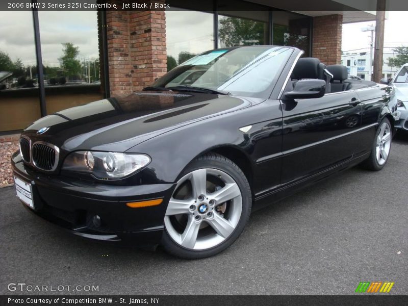 Jet Black / Black 2006 BMW 3 Series 325i Convertible