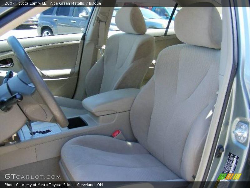 Aloe Green Metallic / Bisque 2007 Toyota Camry LE
