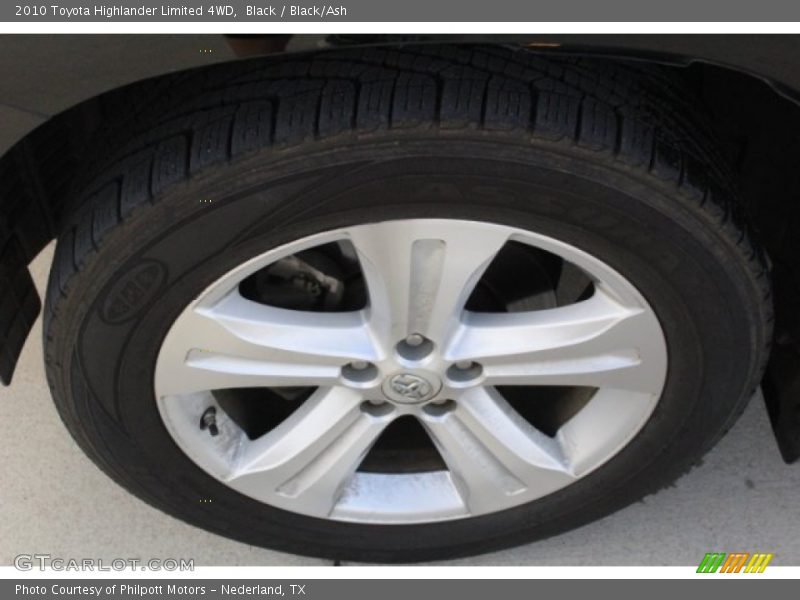 Black / Black/Ash 2010 Toyota Highlander Limited 4WD