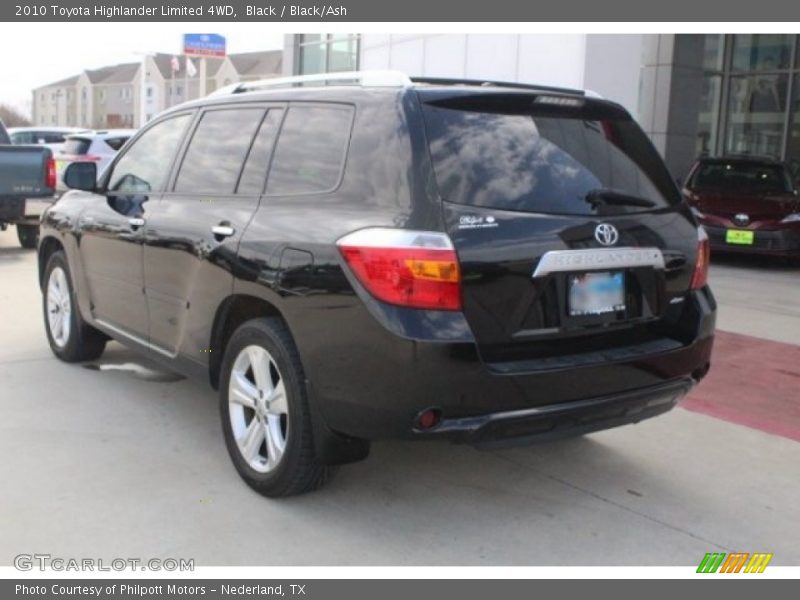 Black / Black/Ash 2010 Toyota Highlander Limited 4WD