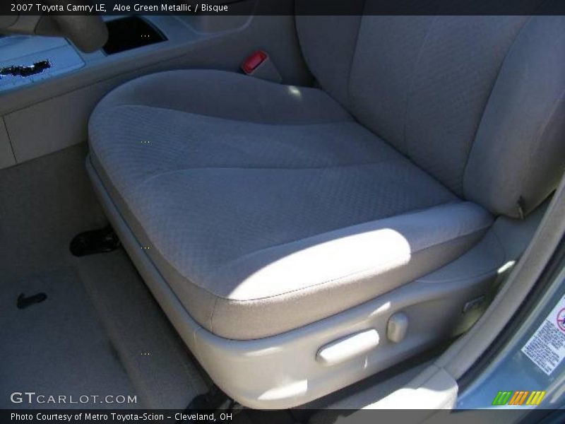 Aloe Green Metallic / Bisque 2007 Toyota Camry LE