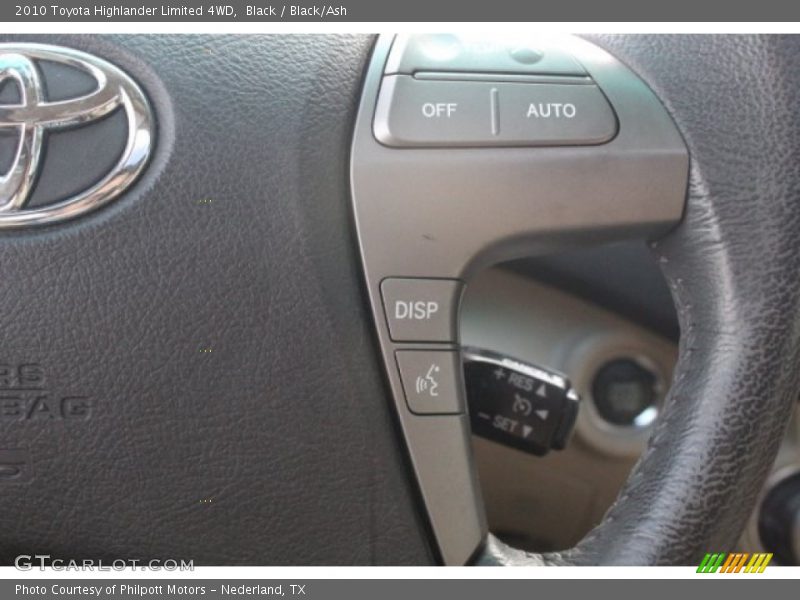 Black / Black/Ash 2010 Toyota Highlander Limited 4WD