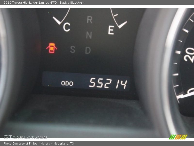 Black / Black/Ash 2010 Toyota Highlander Limited 4WD