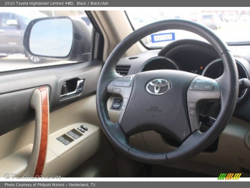 Black / Black/Ash 2010 Toyota Highlander Limited 4WD