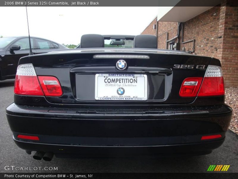 Jet Black / Black 2006 BMW 3 Series 325i Convertible