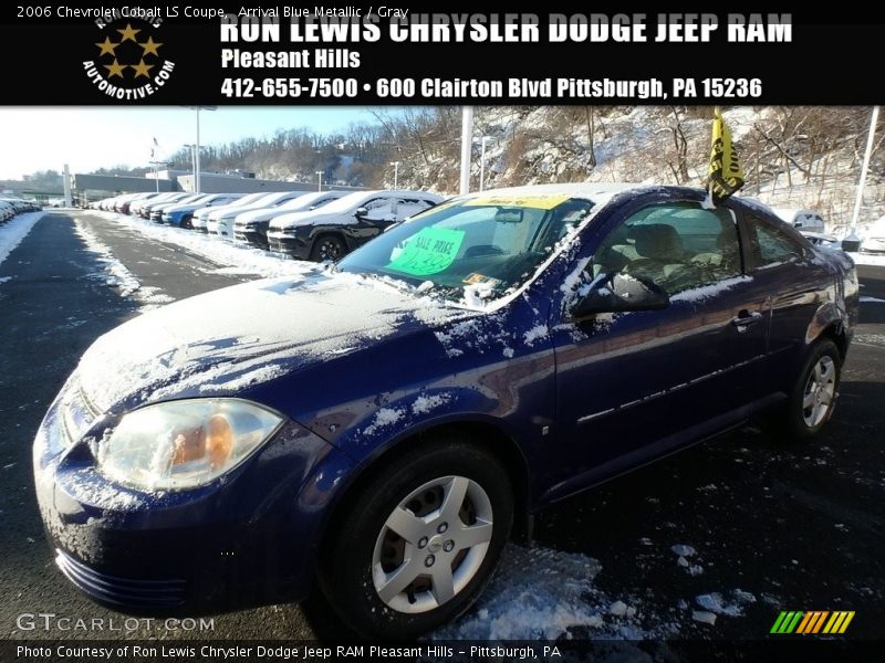 Arrival Blue Metallic / Gray 2006 Chevrolet Cobalt LS Coupe