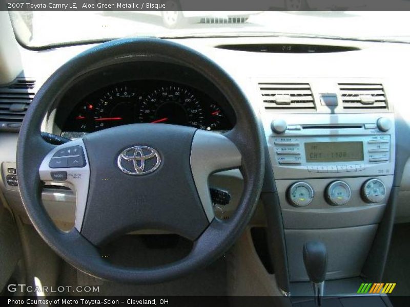Aloe Green Metallic / Bisque 2007 Toyota Camry LE