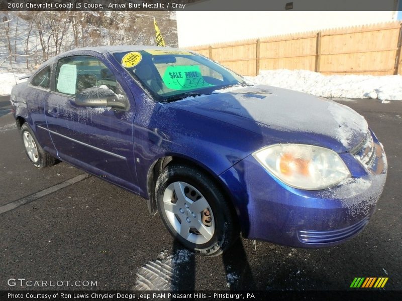 Arrival Blue Metallic / Gray 2006 Chevrolet Cobalt LS Coupe