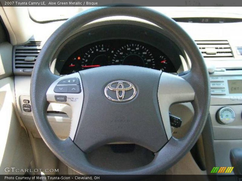 Aloe Green Metallic / Bisque 2007 Toyota Camry LE