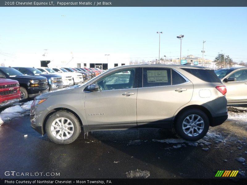 Pepperdust Metallic / Jet Black 2018 Chevrolet Equinox LT