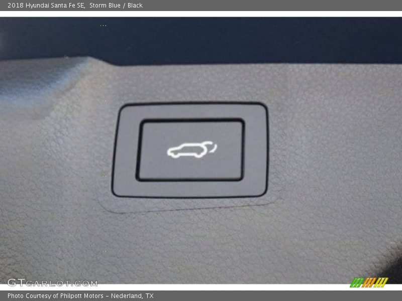 Storm Blue / Black 2018 Hyundai Santa Fe SE