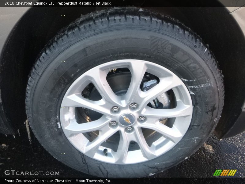 Pepperdust Metallic / Jet Black 2018 Chevrolet Equinox LT