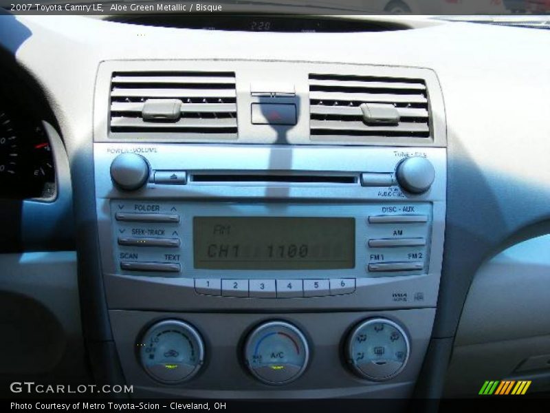 Aloe Green Metallic / Bisque 2007 Toyota Camry LE