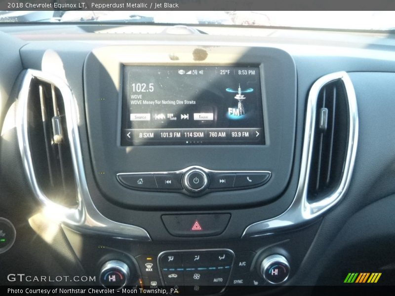 Pepperdust Metallic / Jet Black 2018 Chevrolet Equinox LT