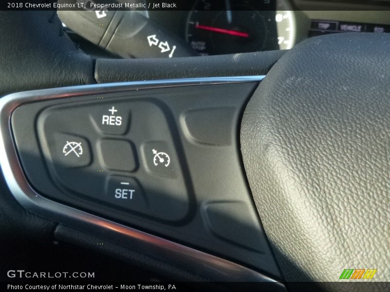 Pepperdust Metallic / Jet Black 2018 Chevrolet Equinox LT