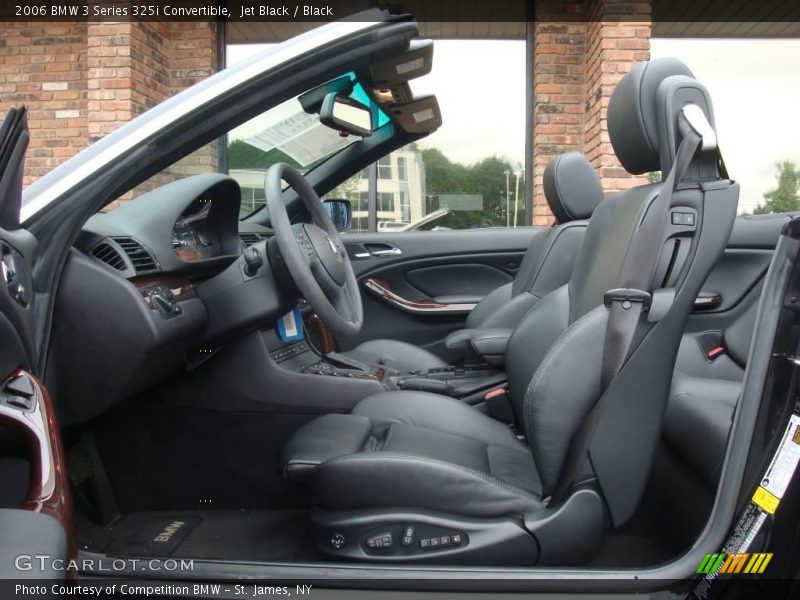 Jet Black / Black 2006 BMW 3 Series 325i Convertible