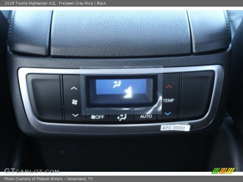 Predawn Gray Mica / Black 2018 Toyota Highlander XLE