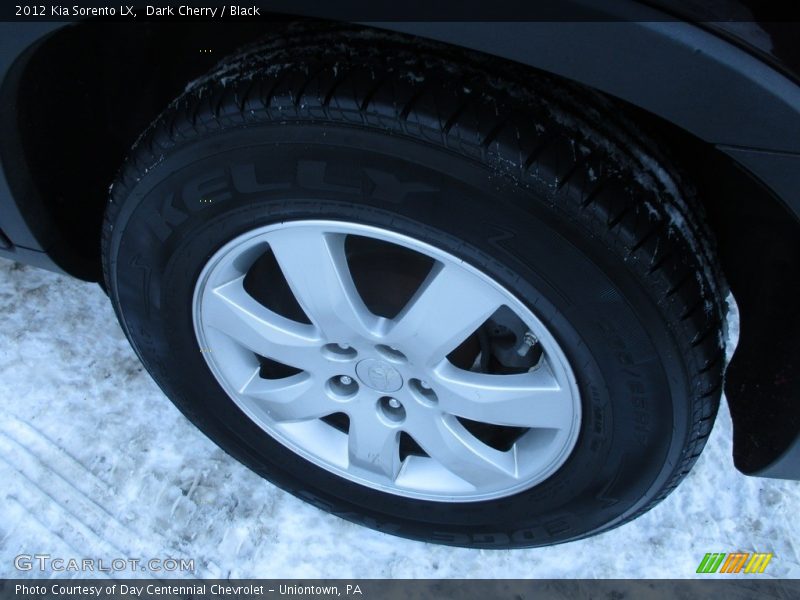 Dark Cherry / Black 2012 Kia Sorento LX