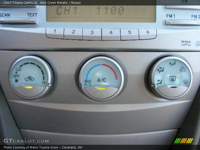 Aloe Green Metallic / Bisque 2007 Toyota Camry LE