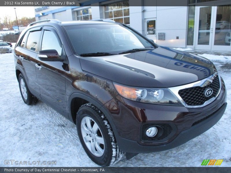 Dark Cherry / Black 2012 Kia Sorento LX