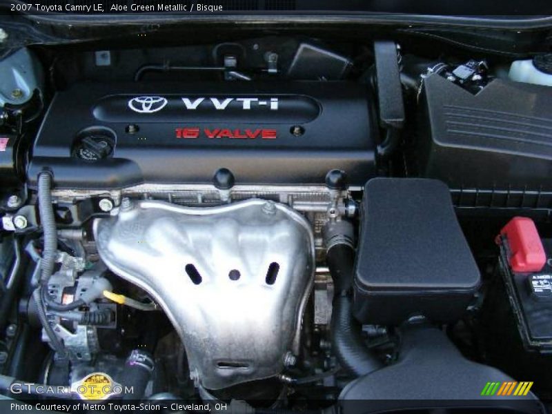 Aloe Green Metallic / Bisque 2007 Toyota Camry LE