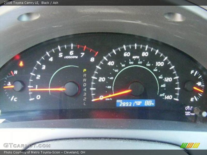 Black / Ash 2008 Toyota Camry LE