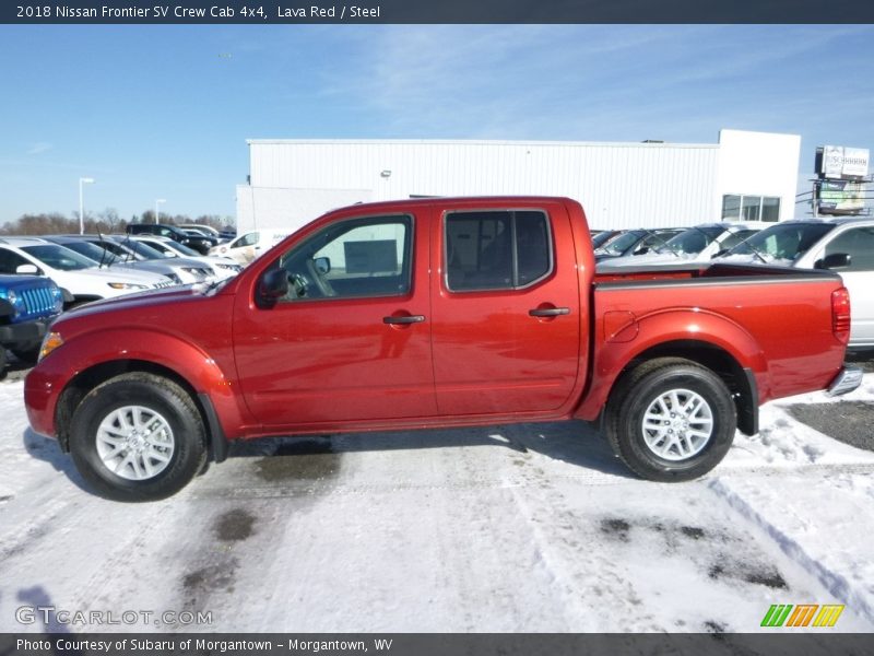 Lava Red / Steel 2018 Nissan Frontier SV Crew Cab 4x4