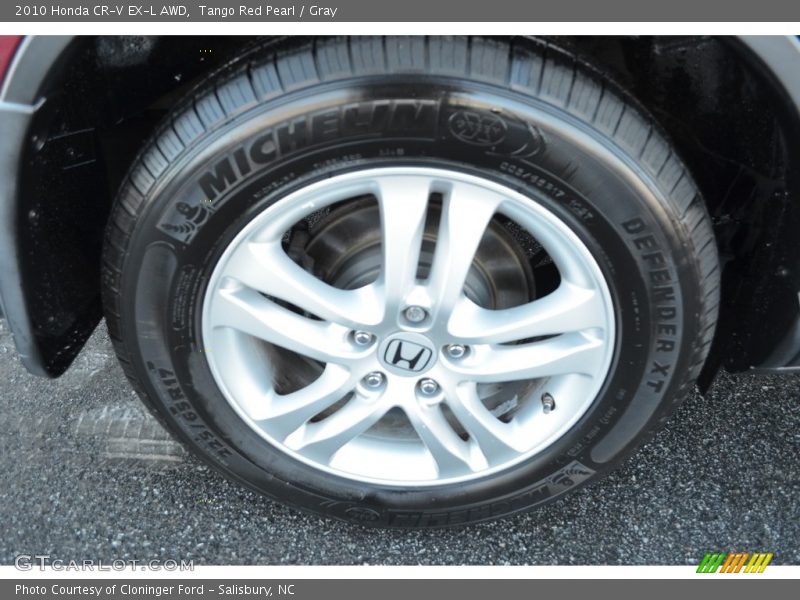 Tango Red Pearl / Gray 2010 Honda CR-V EX-L AWD