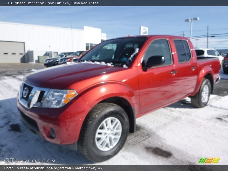 Lava Red / Steel 2018 Nissan Frontier SV Crew Cab 4x4