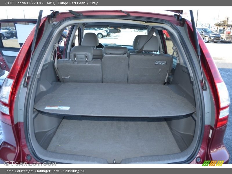 Tango Red Pearl / Gray 2010 Honda CR-V EX-L AWD