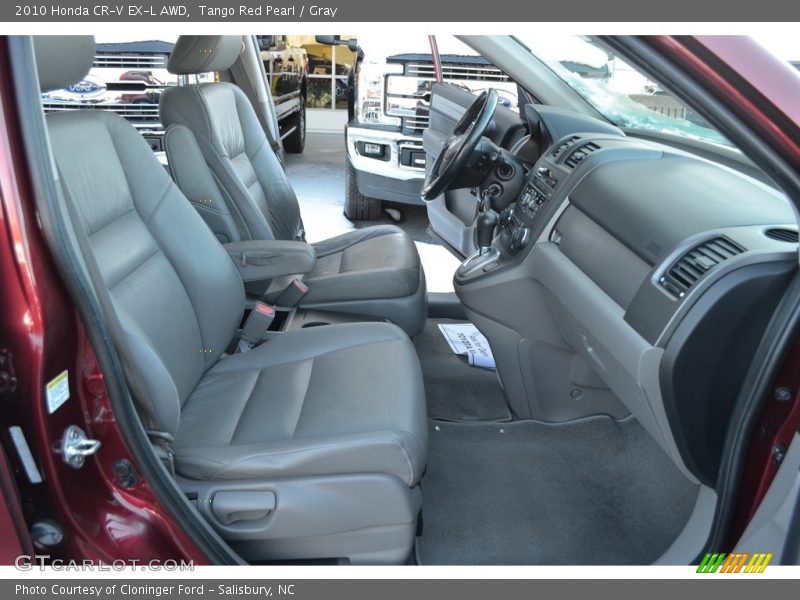 Tango Red Pearl / Gray 2010 Honda CR-V EX-L AWD