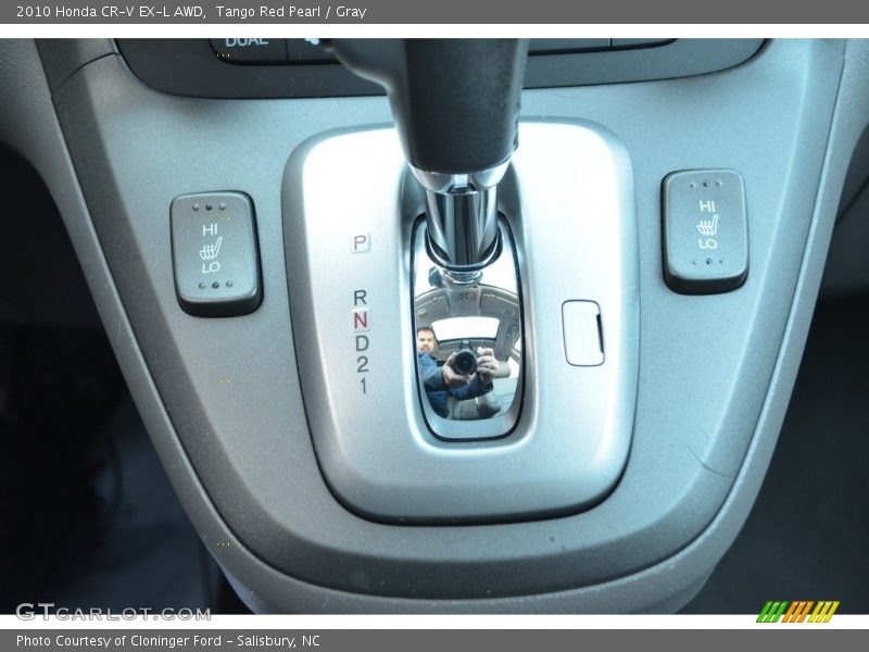 Tango Red Pearl / Gray 2010 Honda CR-V EX-L AWD