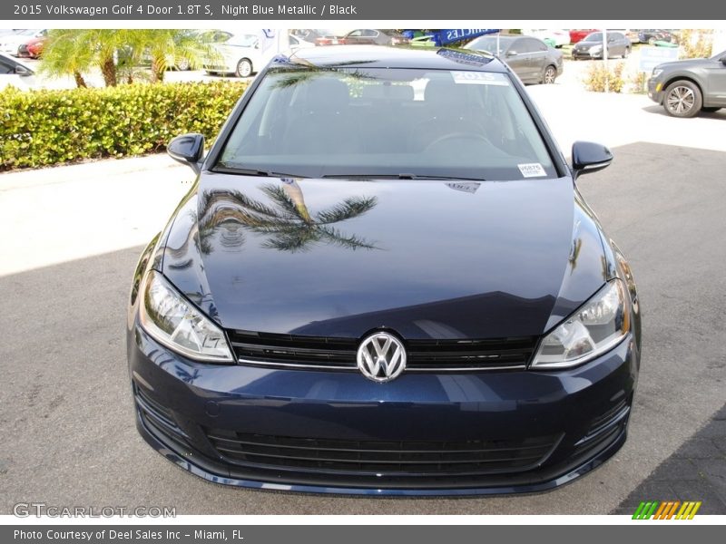 Night Blue Metallic / Black 2015 Volkswagen Golf 4 Door 1.8T S