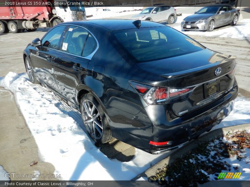 Smoky Granite Mica / Black 2018 Lexus GS 350 AWD