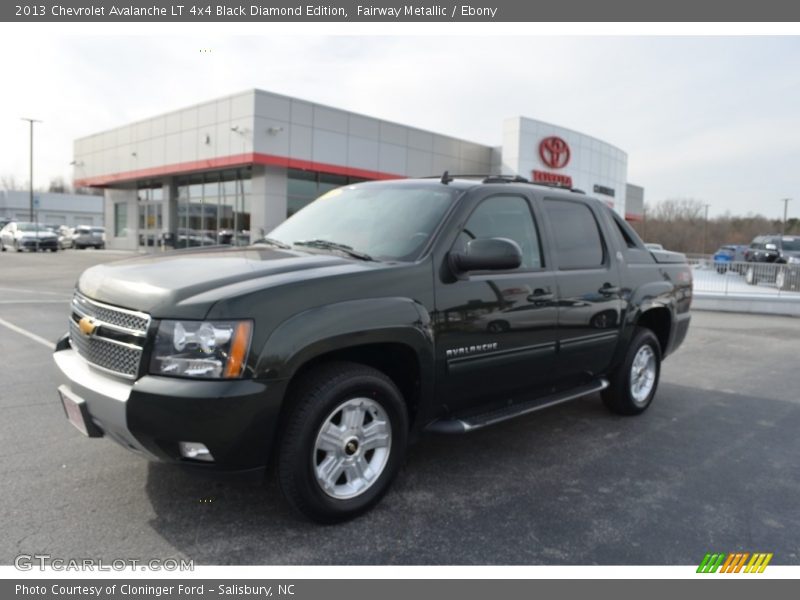 Fairway Metallic / Ebony 2013 Chevrolet Avalanche LT 4x4 Black Diamond Edition